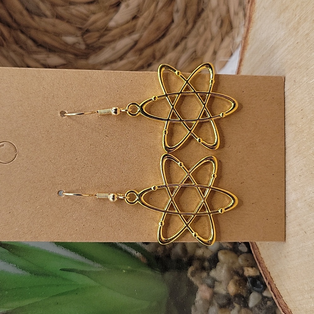 2/$10 atom earrings
